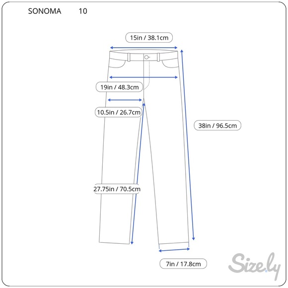 🎉HP!🎉 sonoma straight leg boyfriend jeans, 10 - Picture 8 of 8